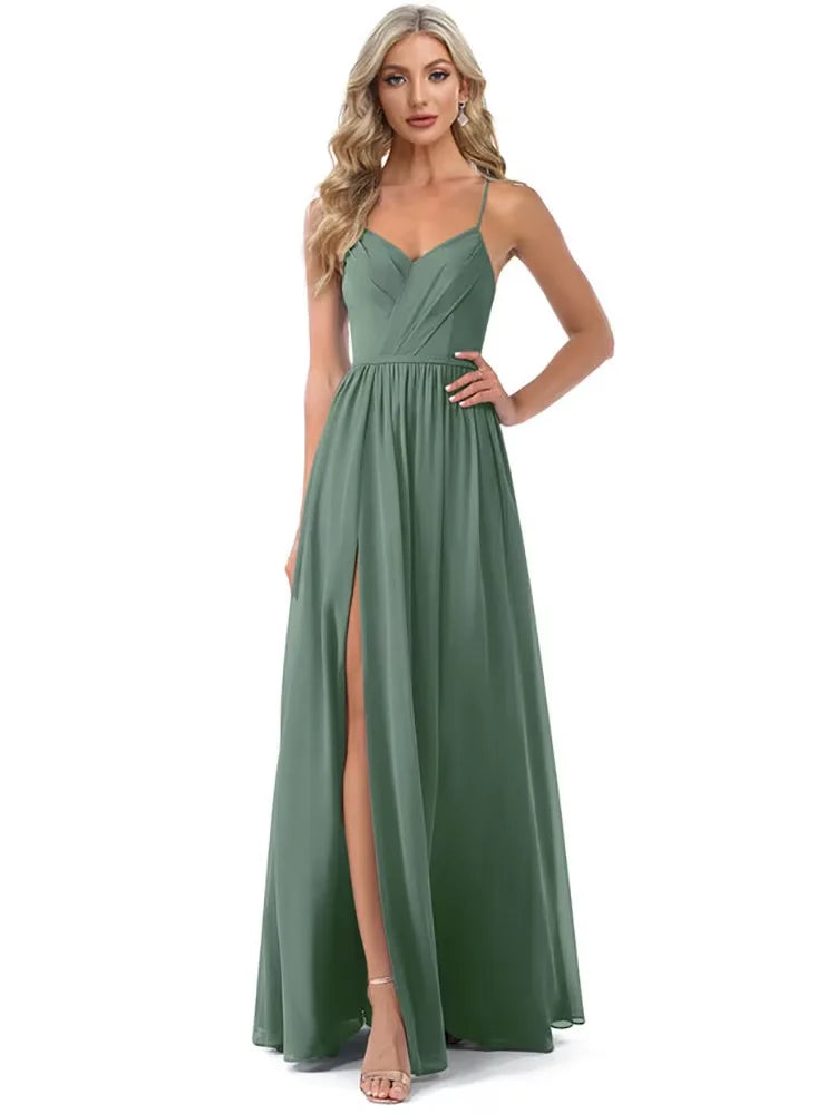 Green Chiffon Dress