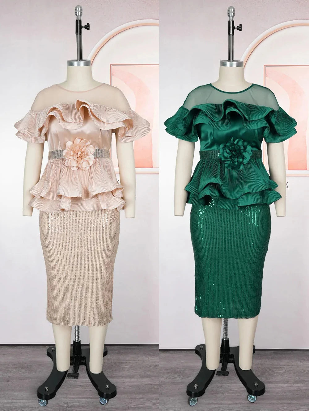 Elegant Women Luxury Party Dresses Dashiki Sequins Bodycon Robe Wedding Prom Birthday Evening Dress 2026 Spring Africa Clothing